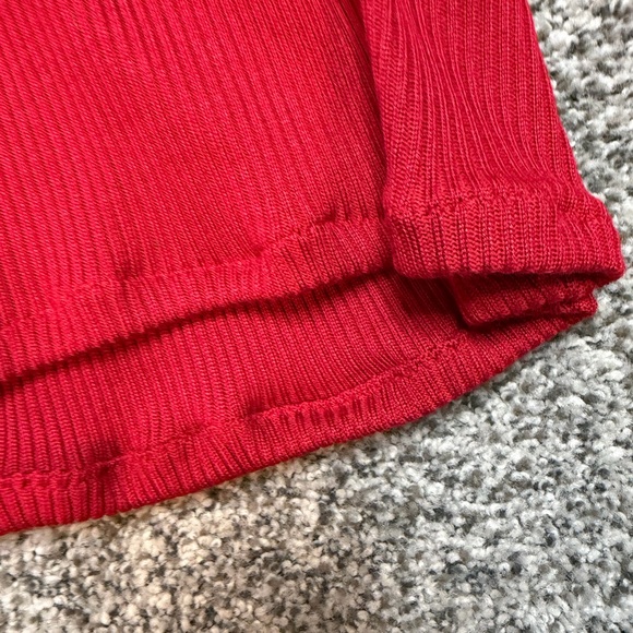 Almost Famous Vibrant Red Knit Top - Picture 3 of 5